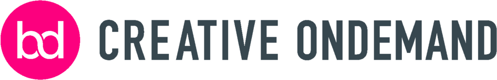 bd CREATIVE ON DEMAND wide logo version