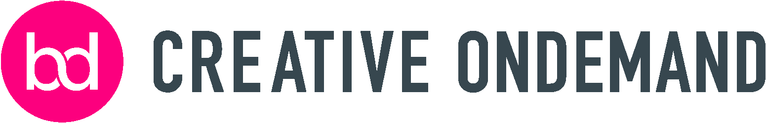 bd CREATIVE ON DEMAND wide logo version